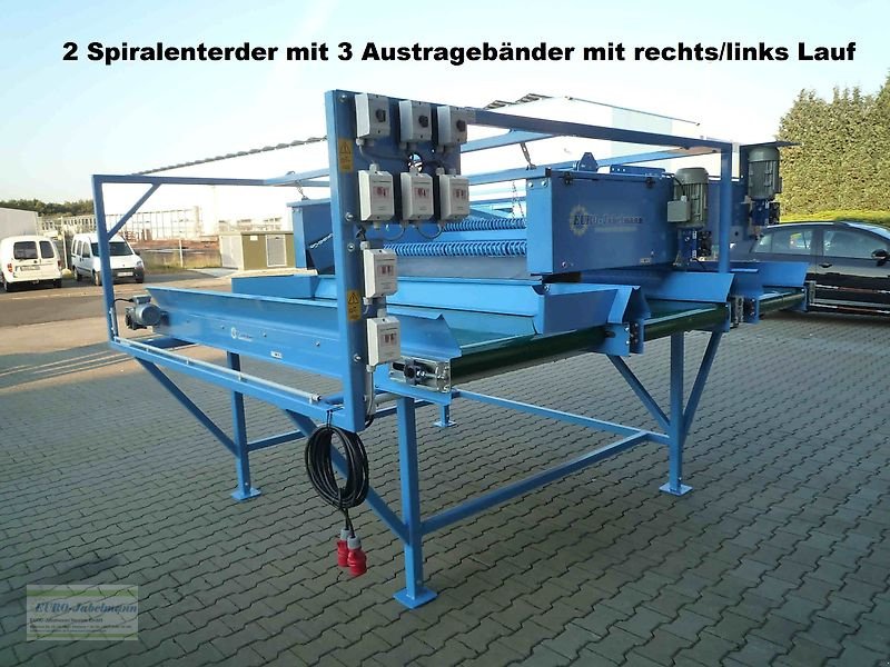 Lagertechnik typu EURO-Jabelmann Doppelter Spiralwalzenenterder mit Austragebänder, NEU, Neumaschine w Itterbeck (Zdjęcie 1)