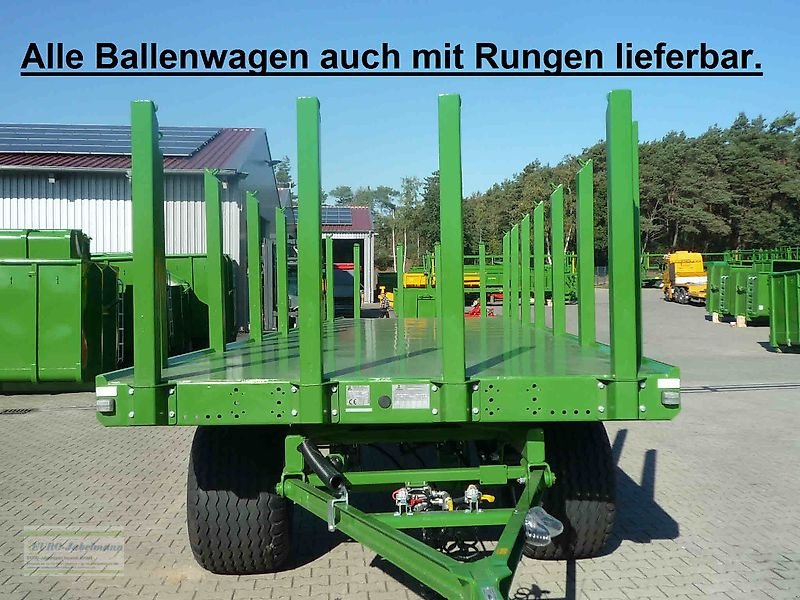 Ballentransportwagen typu PRONAR 3-achs Anhänger, Ballenwagen, Strohwagen, TO 26; 18,0 to, NEU, Neumaschine w Itterbeck (Zdjęcie 20)