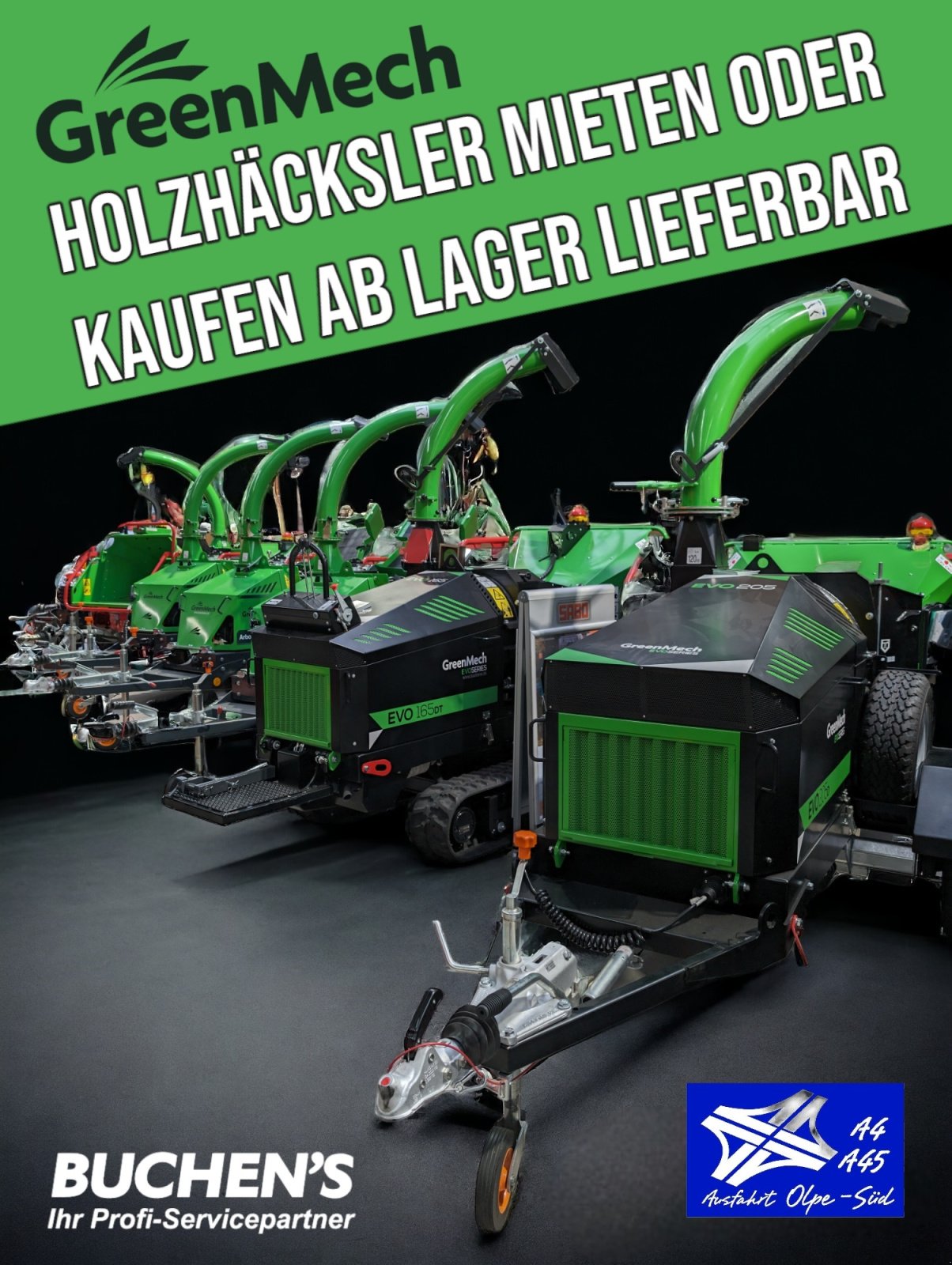 Holzhacker & Holzhäcksler typu GreenMech ECO TMP 150, Neumaschine w Olpe (Zdjęcie 2)
