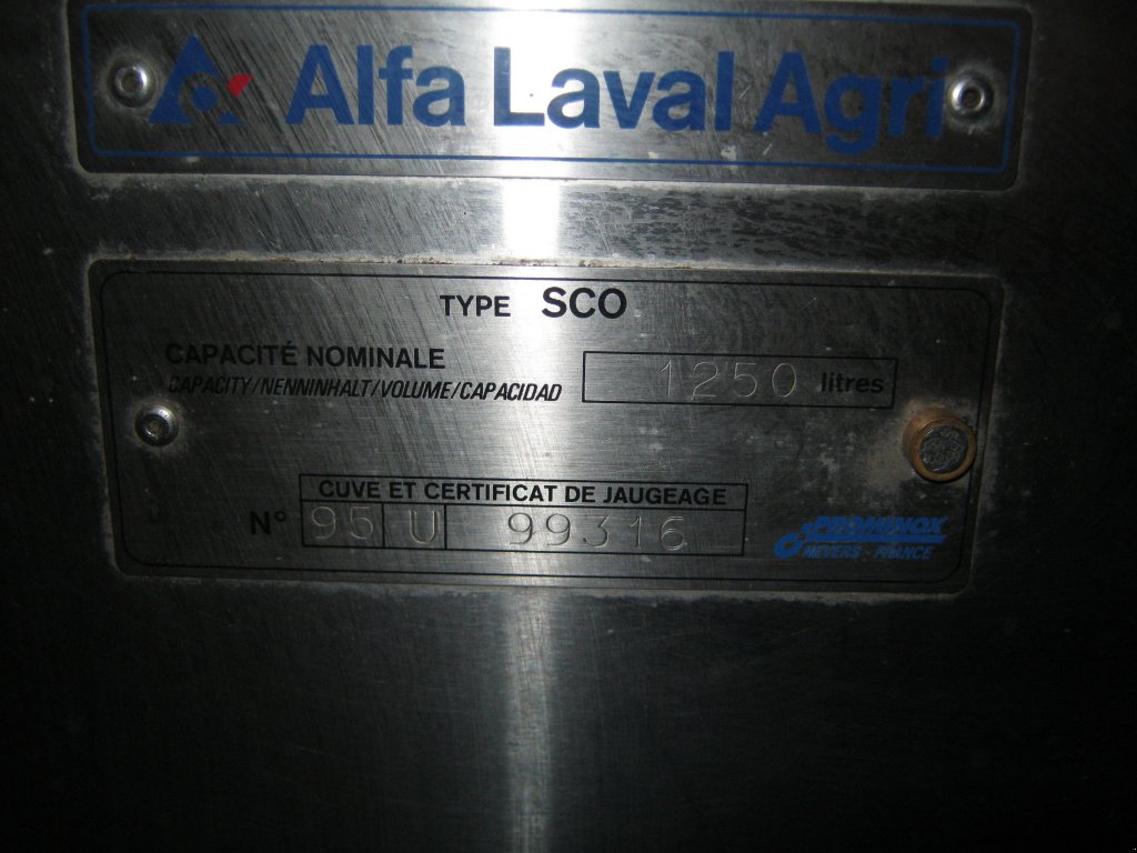 Melkanlage typu Alfa Laval Milchkühlwanne, Wärmerückgewinnung, Vakuumpumpe VP77, WASCHAUTOMAT ALW 3000, Gebrauchtmaschine w Weißenstadt (Zdjęcie 3)