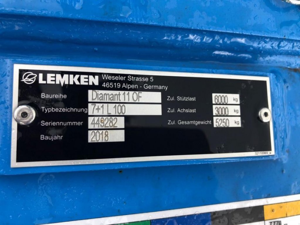 Scheibenpflug typu Lemken EuroDiamant 11/7+1, Gebrauchtmaschine w Володарка (Zdjęcie 2)
