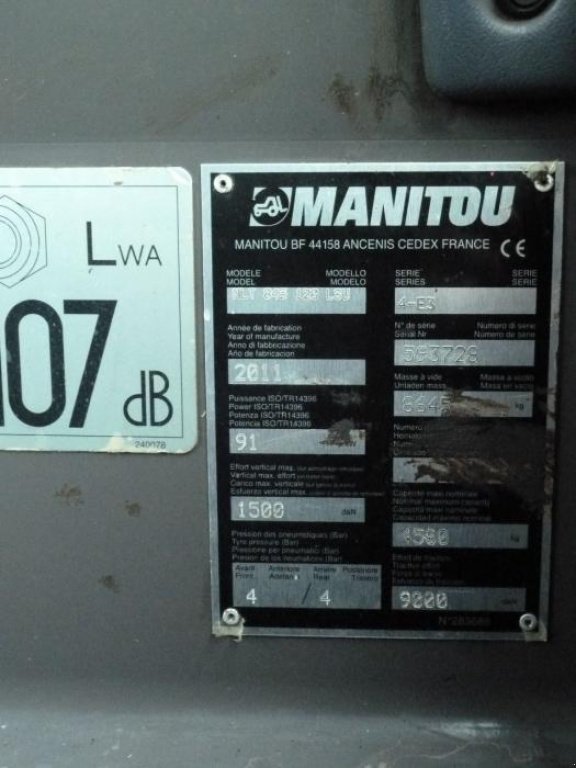 Frontlader typu Manitou MLT 845-120 LSU, Neumaschine w Путрівка (Zdjęcie 2)