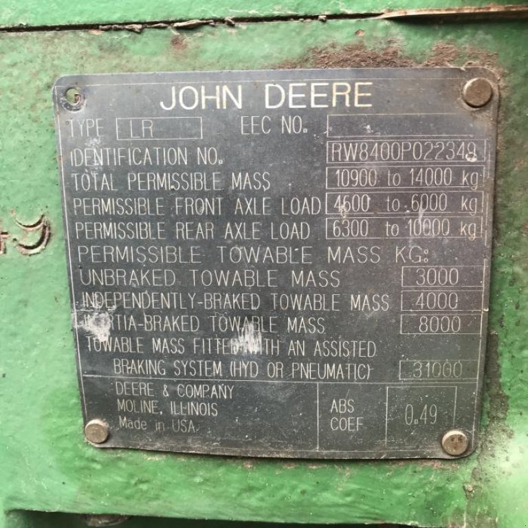 Oldtimer-Traktor typu John Deere 8400, Gebrauchtmaschine w Біла Церква (Zdjęcie 13)
