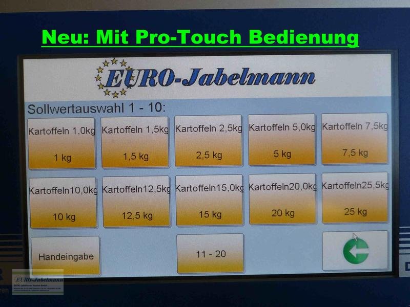 Lagertechnik typu EURO-Jabelmann Absackwaage EURO-Waage TW 600 E, Pro Touch, NEU, Neumaschine w Itterbeck (Zdjęcie 17)